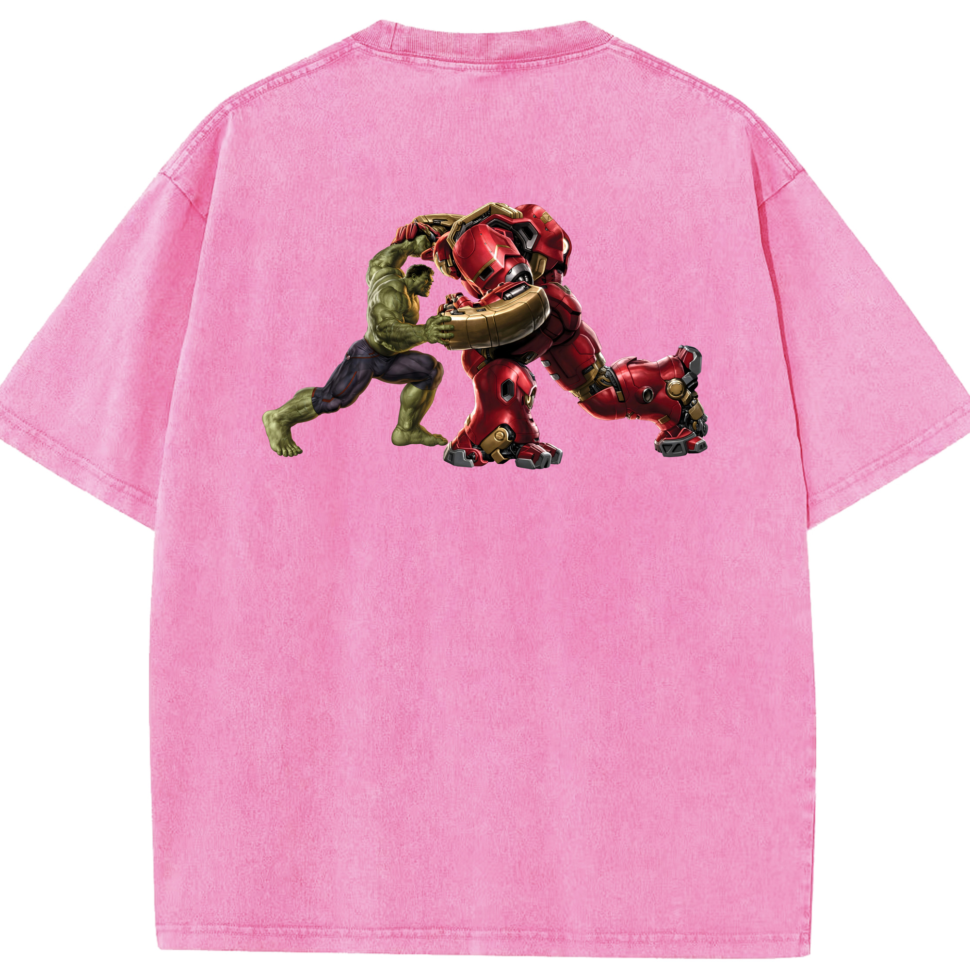 （画像用） アベンジャーズ The Avengers 綿100% ヴィンテージ風 半袖Tシャツ（背面プリント）